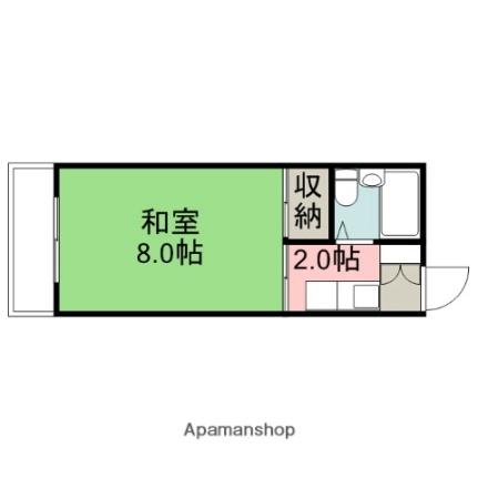 第2矢賀ハイム 409｜広島県広島市東区矢賀新町５丁目(賃貸マンション1K・4階・23.43㎡)の写真 その2