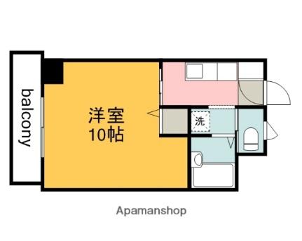 センテニアル己斐本町 502｜広島県広島市西区己斐本町１丁目(賃貸マンション1K・5階・27.40㎡)の写真 その2