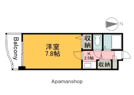 シャイン中筋 307｜広島県広島市安佐南区中筋１丁目(賃貸マンション1K・3階・22.80㎡)の写真 その2