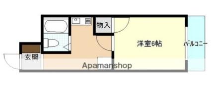 レジデンスハラ 204｜広島県広島市安佐南区山本１丁目(賃貸マンション1K・2階・20.00㎡)の写真 その2