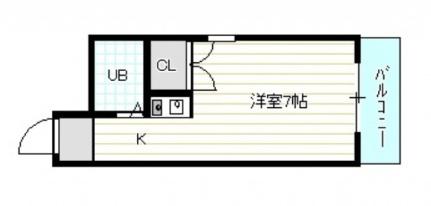 ロイヤルガーデン 209号室｜広島県広島市安佐南区山本２丁目(賃貸マンション1K・2階・17.01㎡)の写真 その2