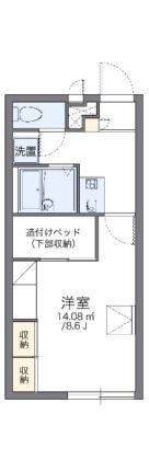 レオパレス虹 207｜広島県広島市西区井口５丁目(賃貸アパート1K・2階・23.18㎡)の写真 その2