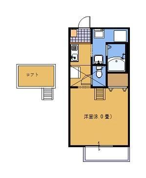 ヴェルデＩ 203号室｜広島県広島市西区己斐本町２丁目(賃貸アパート1K・2階・30.26㎡)の写真 その2