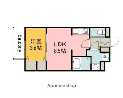 広島県広島市西区庚午北１丁目(賃貸マンション1LDK・1階・29.95㎡)の写真 その2