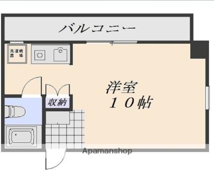 広島県広島市佐伯区五日市駅前１丁目(賃貸マンション1R・4階・23.60㎡)の写真 その2