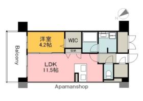 広島県広島市中区東白島町（賃貸マンション1LDK・9階・42.55㎡） その2