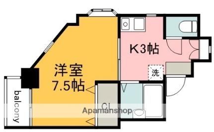 比治山エコテラス 306｜広島県広島市南区比治山町(賃貸マンション1K・3階・19.44㎡)の写真 その2