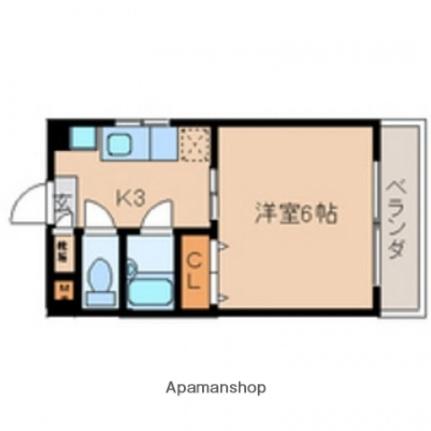 アイレスト白島 303｜広島県広島市中区白島九軒町(賃貸マンション1K・3階・20.00㎡)の写真 その2