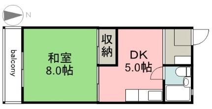 吉マンション 302｜広島県広島市中区吉島西１丁目(賃貸マンション1DK・3階・20.00㎡)の写真 その2