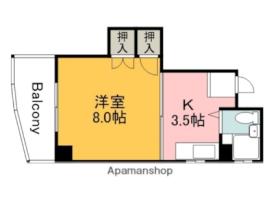 Ｃａｌｍ南竹屋町 403 ｜ 広島県広島市中区南竹屋町（賃貸マンション1K・4階・19.00㎡） その2