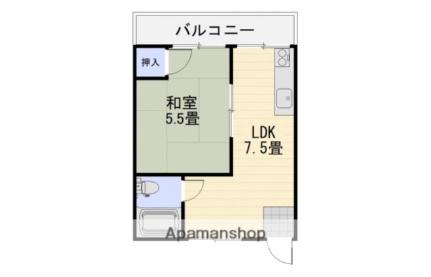 第一今井ビル 413｜広島県広島市東区光町２丁目(賃貸マンション1DK・4階・28.08㎡)の写真 その2