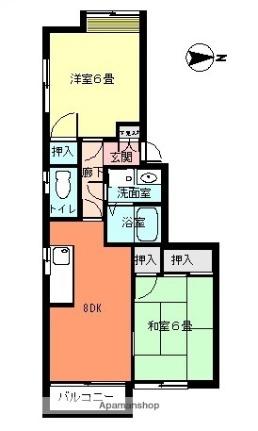 ユアコート江波東 101｜広島県広島市中区江波東１丁目(賃貸アパート2DK・1階・50.21㎡)の写真 その2