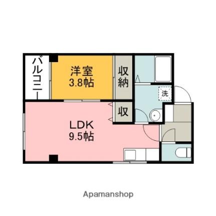 Ｊ・Ｈ的場 702｜広島県広島市南区的場町２丁目(賃貸マンション1LDK・7階・36.00㎡)の写真 その2