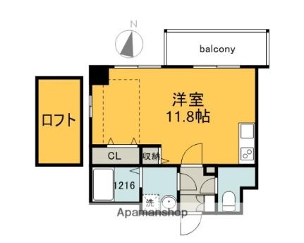 ＫａｔａｙａｍａＢＬＤＧ26 1003｜広島県広島市南区的場町１丁目(賃貸マンション1R・10階・30.90㎡)の写真 その2