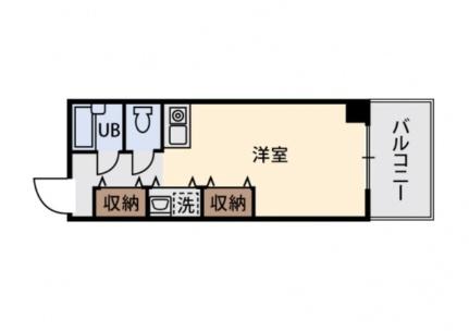 広島県広島市中区西白島町（賃貸マンション1R・3階・27.27㎡） その2