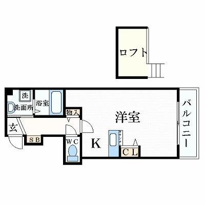 Ｋ・Ｙ　ＢＬＤ． 402｜広島県広島市中区富士見町(賃貸マンション1R・4階・27.07㎡)の写真 その2