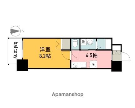 フレッド 404｜広島県広島市中区大手町５丁目(賃貸マンション1K・4階・29.10㎡)の写真 その2