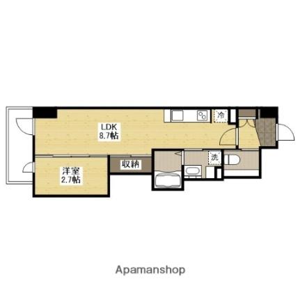 月光舟入川口町 202｜広島県広島市中区舟入川口町(賃貸マンション1LDK・2階・28.28㎡)の写真 その2