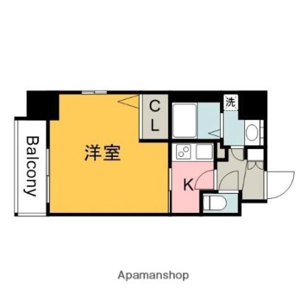 ウェンディ幟町アネクス 602 ｜ 広島県広島市中区幟町（賃貸マンション1K・6階・27.08㎡） その2