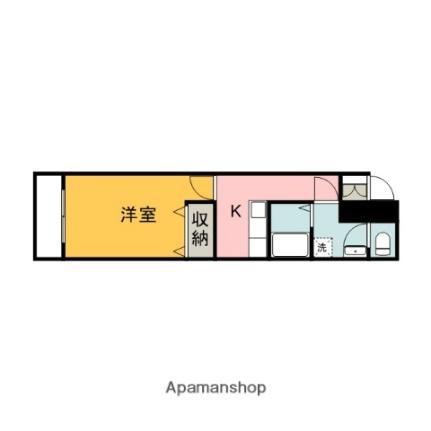 第1西本ビル 308｜広島県広島市東区牛田新町３丁目(賃貸マンション1K・3階・25.12㎡)の写真 その2