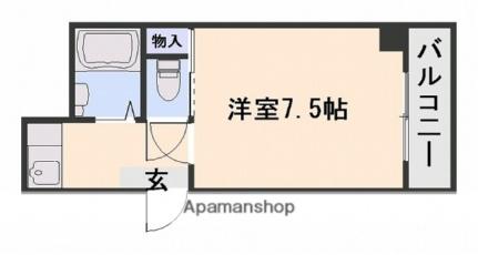 森脇マンション 101｜広島県広島市中区吉島西１丁目(賃貸マンション1K・1階・20.00㎡)の写真 その2