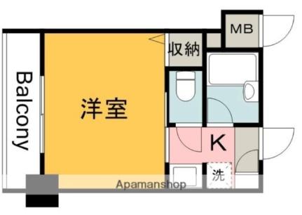 比治山エコテラス 306｜広島県広島市南区比治山町(賃貸マンション1K・3階・19.44㎡)の写真 その2