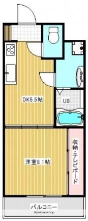 ノーブル平和大通り 502｜広島県広島市中区舟入町(賃貸マンション1DK・5階・31.16㎡)の写真 その2