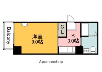 リバティ三篠 601｜広島県広島市西区三篠町３丁目(賃貸マンション1R・6階・27.58㎡)の写真 その2