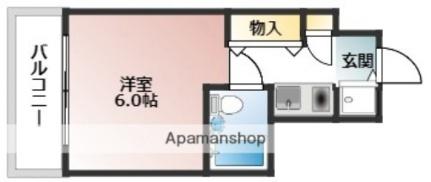 朝日プラザアムネット天満町 404｜広島県広島市西区天満町(賃貸マンション1R・4階・14.54㎡)の写真 その2