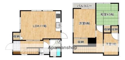 ソアイアパート 201｜広島県安芸郡府中町八幡３丁目(賃貸アパート2LDK・2階・45.00㎡)の写真 その2