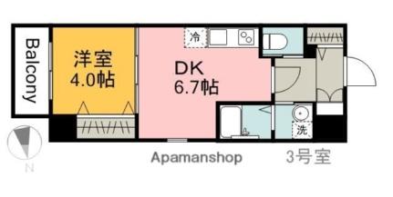 ＫａｔａｙａｍａＢＬＤＧ23 303｜広島県広島市中区東白島町(賃貸マンション1DK・3階・29.95㎡)の写真 その2