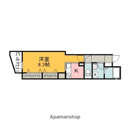 セントヒルズ上幟町 203｜広島県広島市中区上幟町(賃貸マンション1R・2階・31.14㎡)の写真 その2