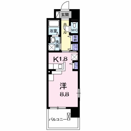 カーサ　デル　リオ 601｜広島県広島市中区光南４丁目(賃貸マンション1K・6階・30.96㎡)の写真 その2