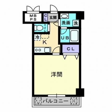 パストラーレ羽衣 801｜広島県広島市中区羽衣町(賃貸マンション1K・4階・29.06㎡)の写真 その2