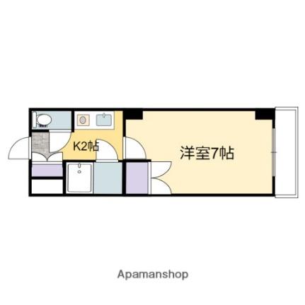 カルティエ城北通り 403｜広島県広島市中区東白島町(賃貸マンション1K・4階・20.00㎡)の写真 その2