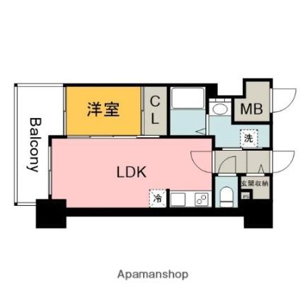 ＬａＳａｎｔｅ舟入本町（旧Ｓ－ＲＥＳＩＤＥＮＣＥ舟入本町） 601 ｜ 広島県広島市中区舟入本町（賃貸マンション1LDK・6階・29.96㎡） その2