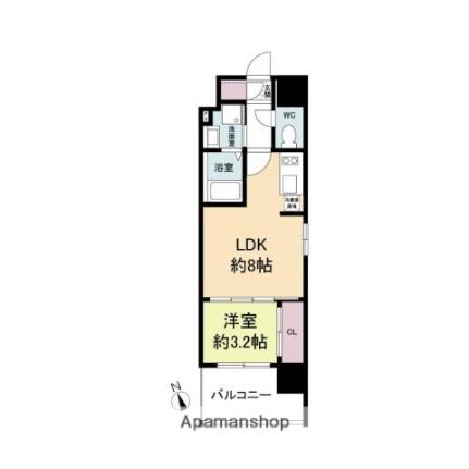 ＬｉｖｅＣａｓａ光町 1301｜広島県広島市東区光町２丁目(賃貸マンション1LDK・13階・29.65㎡)の写真 その2