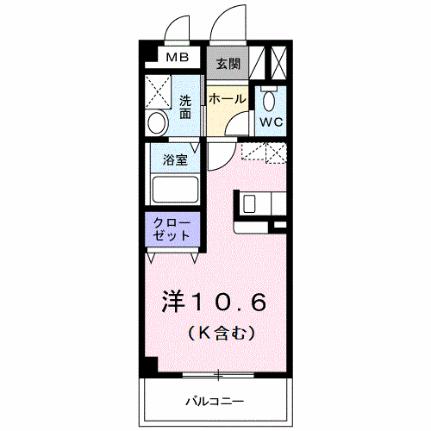 ヴェルデ　カーサ 204｜山口県岩国市今津町１丁目(賃貸マンション1K・2階・29.93㎡)の写真 その2