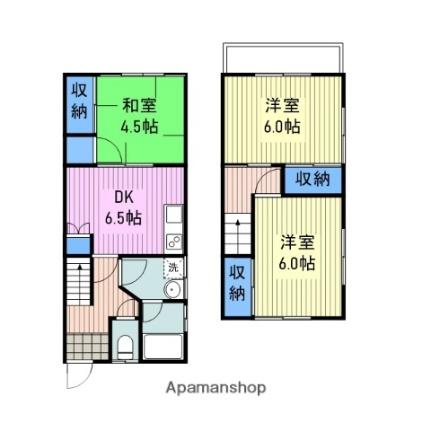 山口県岩国市楠町３丁目(賃貸アパート3DK・1階・59.62㎡)の写真 その2