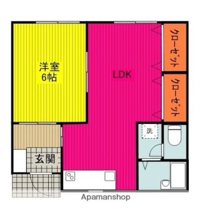 山口県山口市平井（賃貸アパート1LDK・1階・39.52㎡） その2