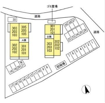 開出本町ＤーＲＯＯＭ　Ａ棟  ｜ 山口県防府市開出本町（賃貸アパート1LDK・2階・41.85㎡） その13