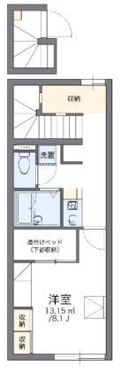 レオパレスサウスランド 204｜徳島県徳島市南島田町４丁目(賃貸アパート1K・2階・28.02㎡)の写真 その2