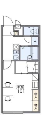 レオパレスラージ　グルーブ　I 106｜徳島県徳島市国府町観音寺(賃貸アパート1K・1階・23.18㎡)の写真 その2