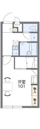 レオパレスタウンコート南矢三 105｜徳島県徳島市南矢三町２丁目(賃貸アパート1K・1階・21.81㎡)の写真 その2