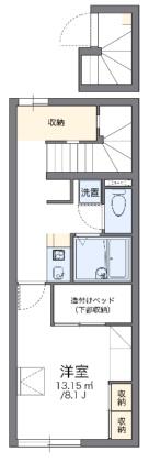 レオパレス南の風　III 205｜徳島県徳島市南島田町２丁目(賃貸アパート1K・2階・28.02㎡)の写真 その2