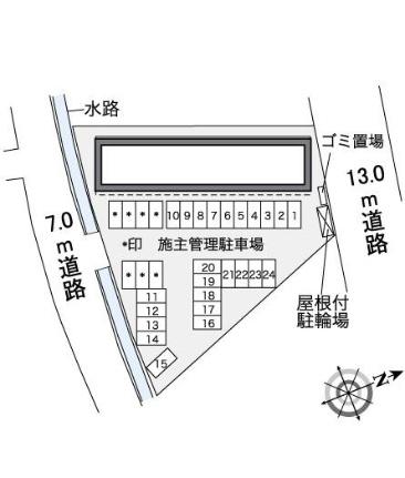 レオパレス葉月 112｜徳島県板野郡藍住町笠木字東野(賃貸アパート1K・1階・23.61㎡)の写真 その17