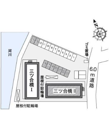 レオパレス三ツ合橋II 101｜徳島県徳島市中前川町５丁目(賃貸アパート1K・1階・22.35㎡)の写真 その19