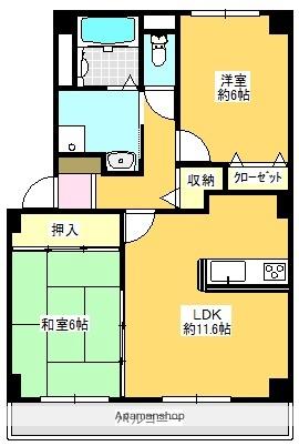 ボナール木太 203｜香川県高松市木太町(賃貸アパート2LDK・2階・55.87㎡)の写真 その2