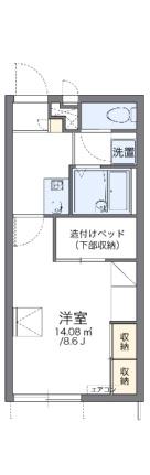 レオパレスＳ　ＣＯＵＲＴ 101｜香川県高松市木太町(賃貸アパート1K・1階・23.18㎡)の写真 その2