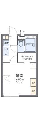 レオパレスｐｉｎｅ　ｃｒｅｓｔ 109｜香川県高松市木太町(賃貸アパート1K・1階・23.18㎡)の写真 その2